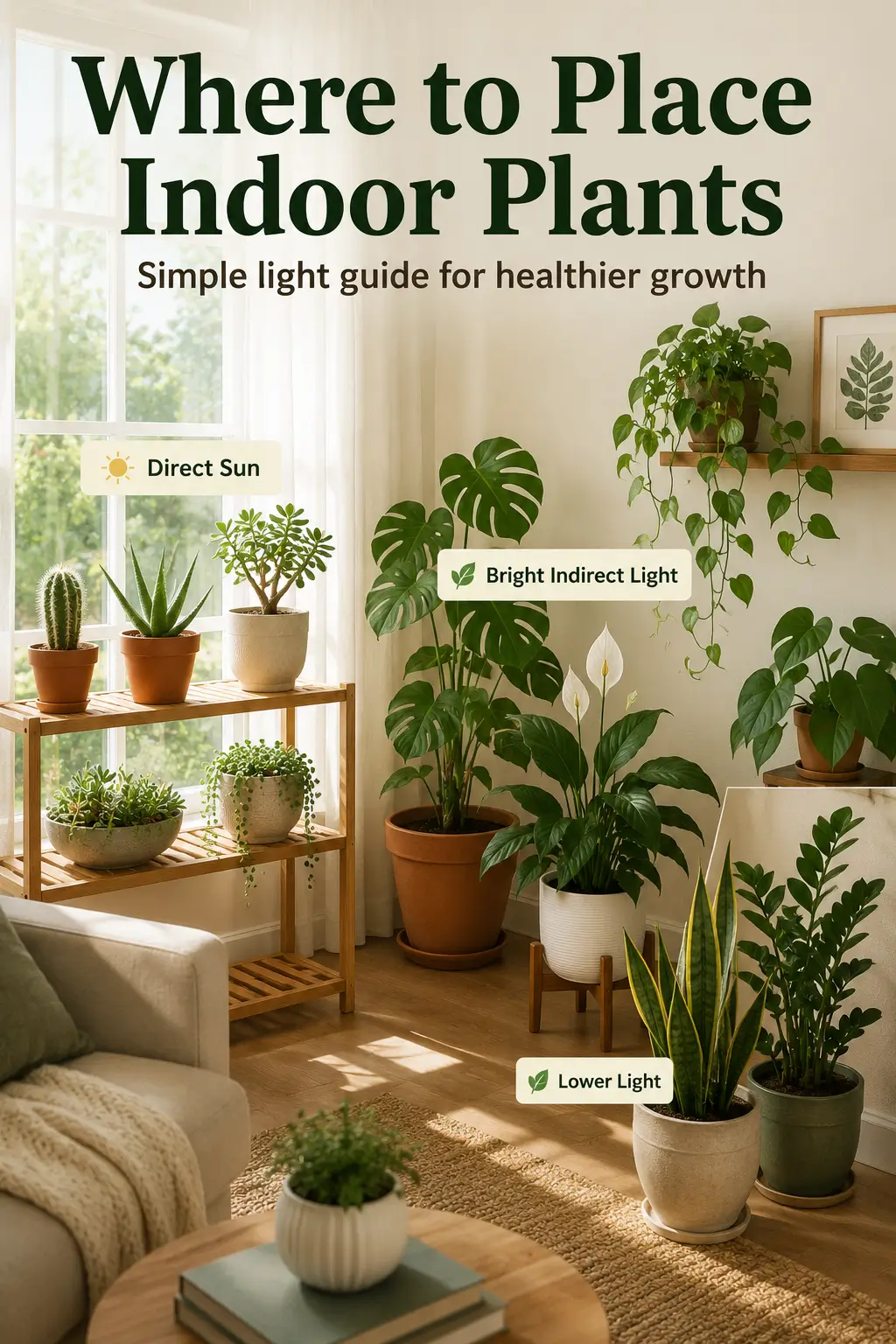 Where to Place Indoor Plants for Healthy Growth