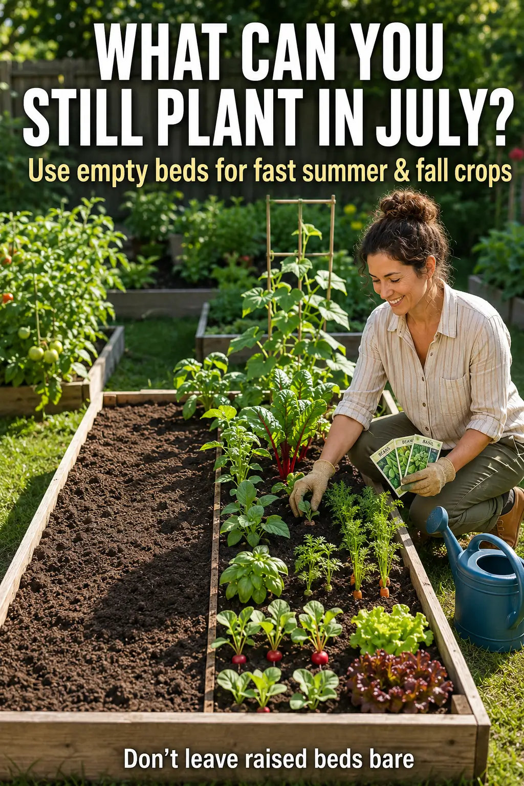 What Can You Still Plant in July? Smart Crops for Empty Garden Beds