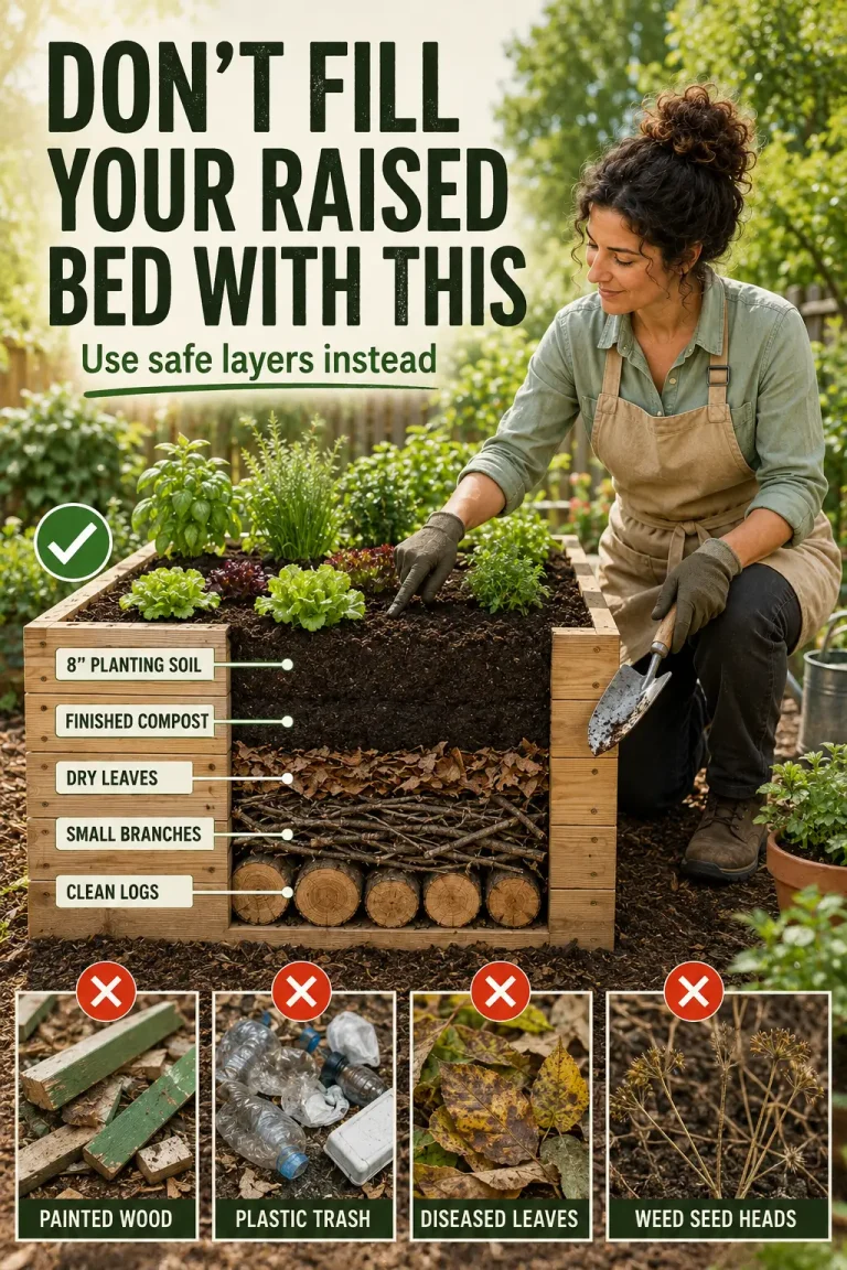 Don’t Fill Your Raised Bed With the Wrong Materials: Use These Safe Layers Instead