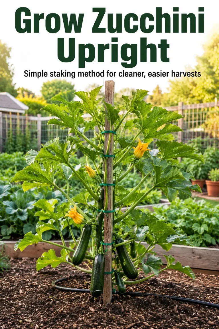 The Simple Staking Method That Saves Space and Keeps Plants Healthier