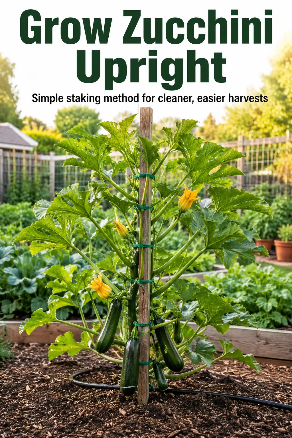 The Simple Staking Method That Saves Space and Keeps Plants Healthier