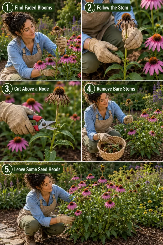 How to Deadhead Coneflowers the Right Way for Tidier Plants and More Blooms