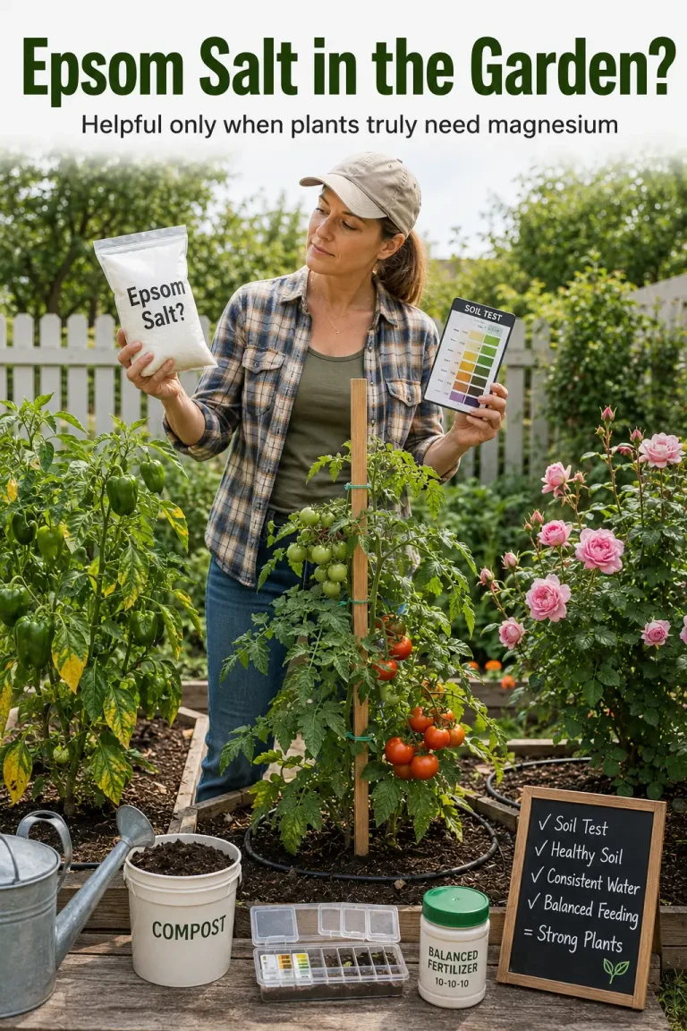 The Truth About Epsom Salt for Peppers, Tomatoes, and Roses