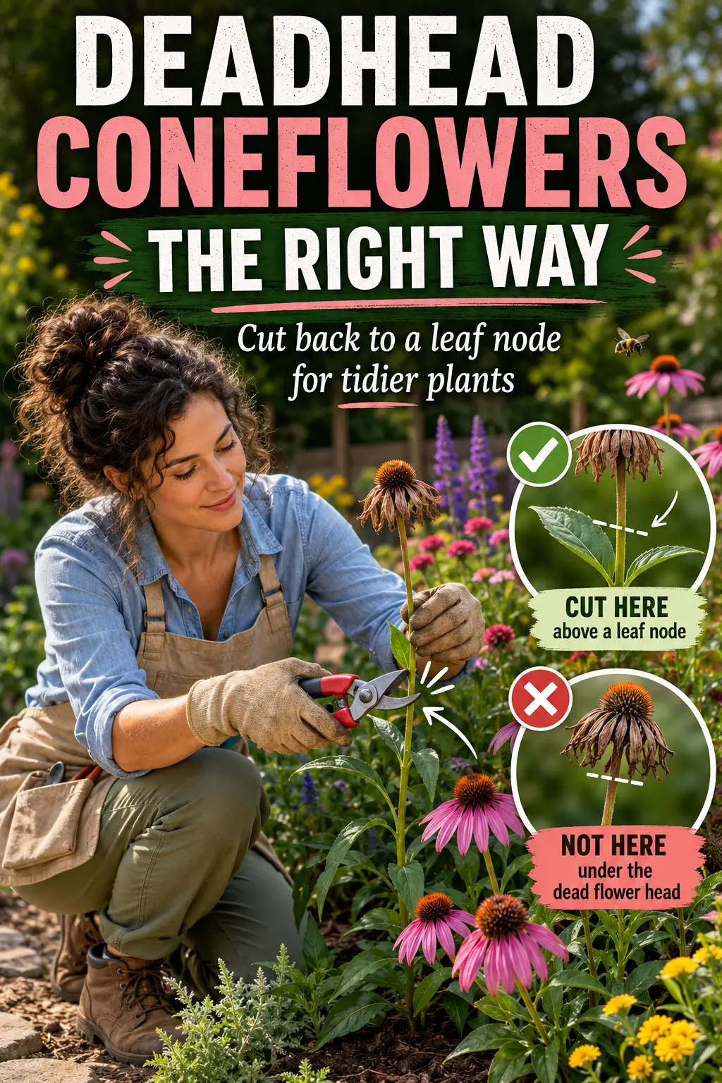 How to Deadhead Coneflowers the Right Way for Tidier Plants and More Blooms